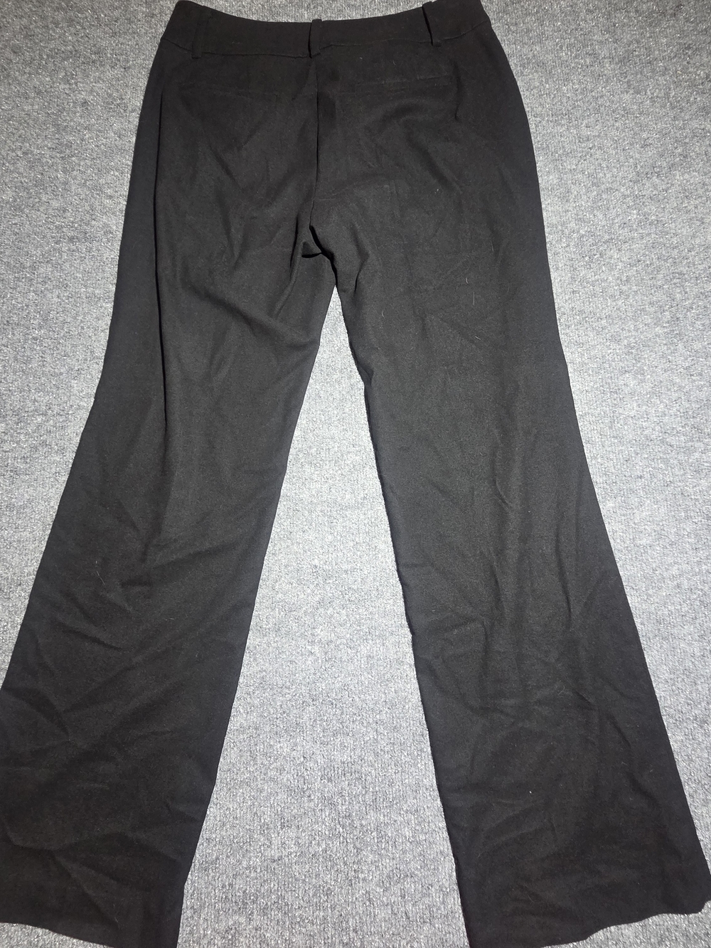 LOFT Outlet Women's Black Curvy Fit Wide Leg Dress Pants - Size 10